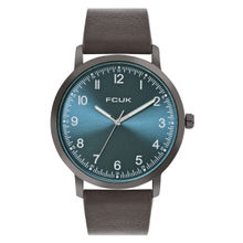 FCUK Teal Dial Analog Watch for Men - Fk00033C (M)