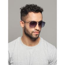 IDEE S2921 C3 58 Blue Lens Sunglasses for Men (58)