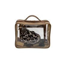 SG By Sonia Gulrajani Bronze Double-Sided Leather Bag Organiser Pouch