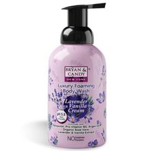 BRYAN & CANDY Lavender & Vanilla Cream Luxury Foaming Body Wash pH 5.5 All Skin Types
