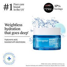 Neutrogena Hydro Boost Hyaluronic Acid Water Gel Light Face Moisturizer For Normal, Dry & Oily Skin