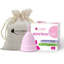 Everteen Menstrual Cup 30ml for Women - 12 hours Leak-Proof Protection