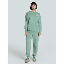 Puma Relaxed Cl Women Green Tracksuit (Set of 2)