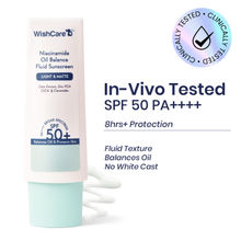 Wishcare Niacinamide Oil-Balance Sunscreen SPF50+ PA++++ | In-Vivo Tested | Light & Matte| Oily Skin