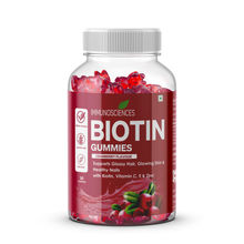 IMMUNOSCIENCES Biotin Gummies - Cranberry
