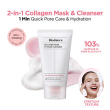 Biodance Collagen Mask To Foam Cleanser