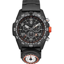 Luminox Bear Grylls Chronograph Date Analog Dial Color Black Mens Watch-XB3741