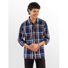 Eszett Men Multi Color Cotton Checks Casual Shirt