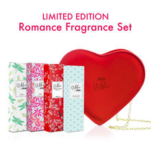 Moi by Nykaa Bestsellers Travel Size Mini Perfume For Women - Set Of 4 With Red Heart Sling Bag