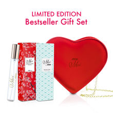 Moi by Nykaa Bestseller Mini Fragrance Combo with Red Heart Sling Bag
