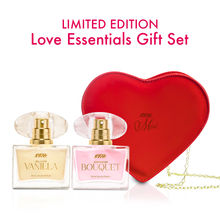 Moi by Nykaa Delicate Vanilla & Enchanted Bouquet Combo with Red Heart Sling Bag