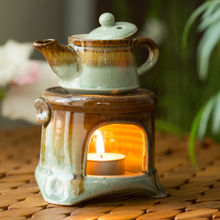 ExclusiveLane Ceramic Gas Stove Brewing Aroma Diffuser (Studio Pottery)