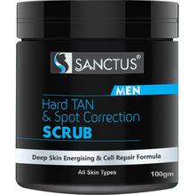 SANCTUS Hard Tan & Spot Correction Scrub for Men