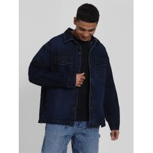 American Eagle Men Blue Denim Shirt Jacket