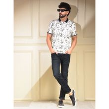 CRIMSOUNE CLUB Men's Blue Slim Jeans