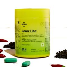 Setu Lean Lite For Healthy Metabolism With Garcinia Cambogia ,green Coffee Bean & Green Tea Extracts