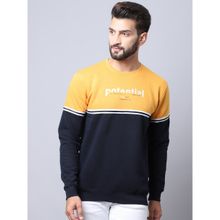Cantabil Men Mustard Sweatshirt
