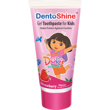 Dentoshine Gel Toothpaste Strawberry Flavor (dora) For Kids