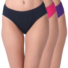 Adira Pack Of 3 Period Hipsters - Multi-Color