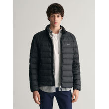 GANT Men Black Solid High Neck Full Sleeves Puffer Jacket