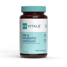 HealthKart HK Vitals Pre and Probiotics, 30 Billion CFU and 100 mg Prebiotics, Improves Digestion