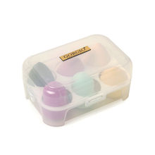 Gorgio Professional Beauty Applicator Case Makeup Sponge, Puff-GPBC503-Pack 6 (Color Shape May Vary)