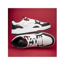 Red Tape Men Colorblocked White and Black Super Sneakers