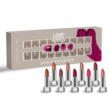 Love Earth Satin Matte Lipstick -Pack of 9