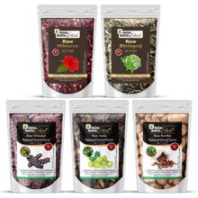 Online Quality Store Raw Form - Amla, Reetha, Shikakai, Bhringraj And Hibiscus For Hair & Skin