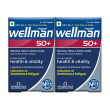 Wellman 50+ UK's No.1 Multivitamin For Men Above 50 (Pack Of 2)