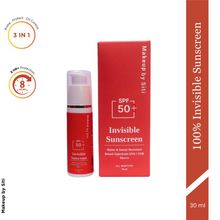 Makeup By Siti Invisible Lighweight Matte Sunscreen, SPF 50+, Oil Control, Hyaluronic Acid & Vit E