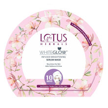 Lotus Herbals WhiteGlow Infused Brightening Serum Sheet Mask