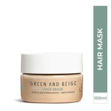 Green And Beige Nutrisum Mask Scalp & Hair Strengthening + Smoothening