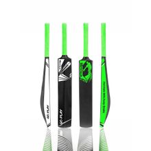 Strauss Clash Plastic Cricket Bat - Black & Green (8)