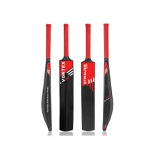 Strauss Vortex Plastic Cricket Bat - Black & Red (8)