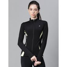 Athlisis Zippered Quick Dry Running Fitness Sports Black Jacket
