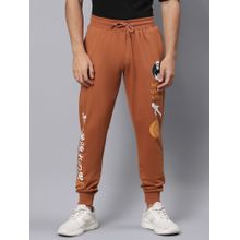 Free Authority Naruto Printed Brown Jogger