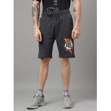 Free Authority Dragon Ball Z Printed Grey Shorts