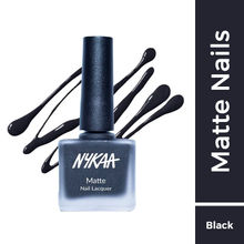 Nykaa Matte Nail Lacquer - Black Sesame Pudding 09