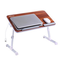 Portronics My Buddy Plus Adjustable Laptop Cooling Table (brown)