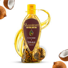 SHAASTRAM Coconut & Shikakai Hair Oil For Natural Hair Growth
