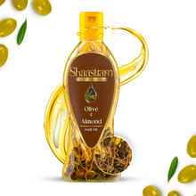 SHAASTRAM Olive & Almond Hair Oil For Natural Hair Growth