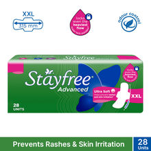 Stayfree Advanced Ultra Soft Sanitary Pads with Cottony Soft Cover XXL for Heavy Flow