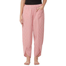 Mystere Paris Relaxed Striped Lounge Pant - Red