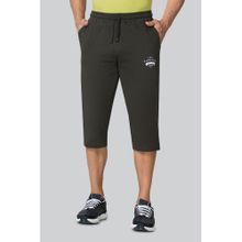 Van Heusen Men Green Solid Leisure Capris