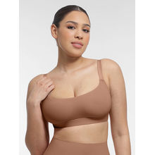 Shop The Edit Brown Solid Regular Fit Bra