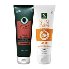 Organic Harvest Sulphate Free 6-In-1 Face Wash & SPF 30 Sunscreen for All Type Skin