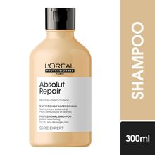 L'Oreal Professionnel Absolut Repair Shampoo with Protein and Gold Quinoa, Serie Expert