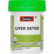 Swisse Ultiboost Liver Detox Supplement For Complete Liver Support, Cleansing And Detox