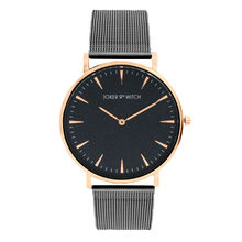 Joker & Witch Aimée Black Dial Mesh Watch